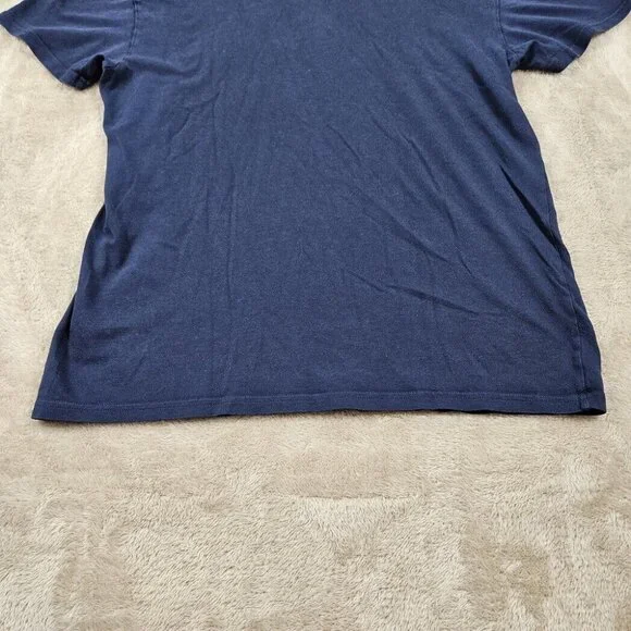 Polo Ralph Lauren T-Shirt Men's Size L Red Pony Logo Short Sleeve Blue - Picture 9 of 10